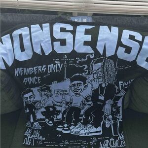 Nonsense Graphic Tee - Black